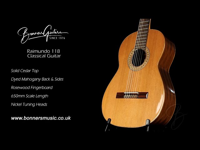 ギター RAIMUNDO 118C guitars Raimundo 118 Classical Guitar