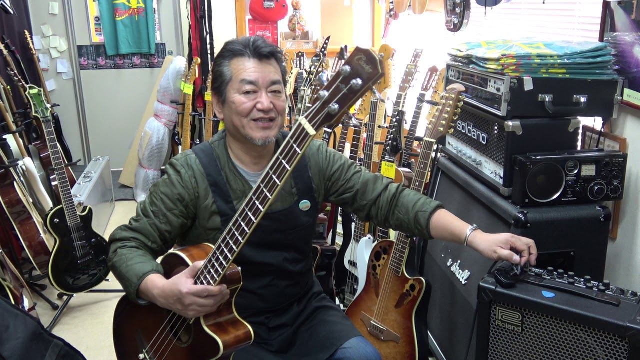 Cooder（ by Takamine） CB-550 エレアコベース - YouTube