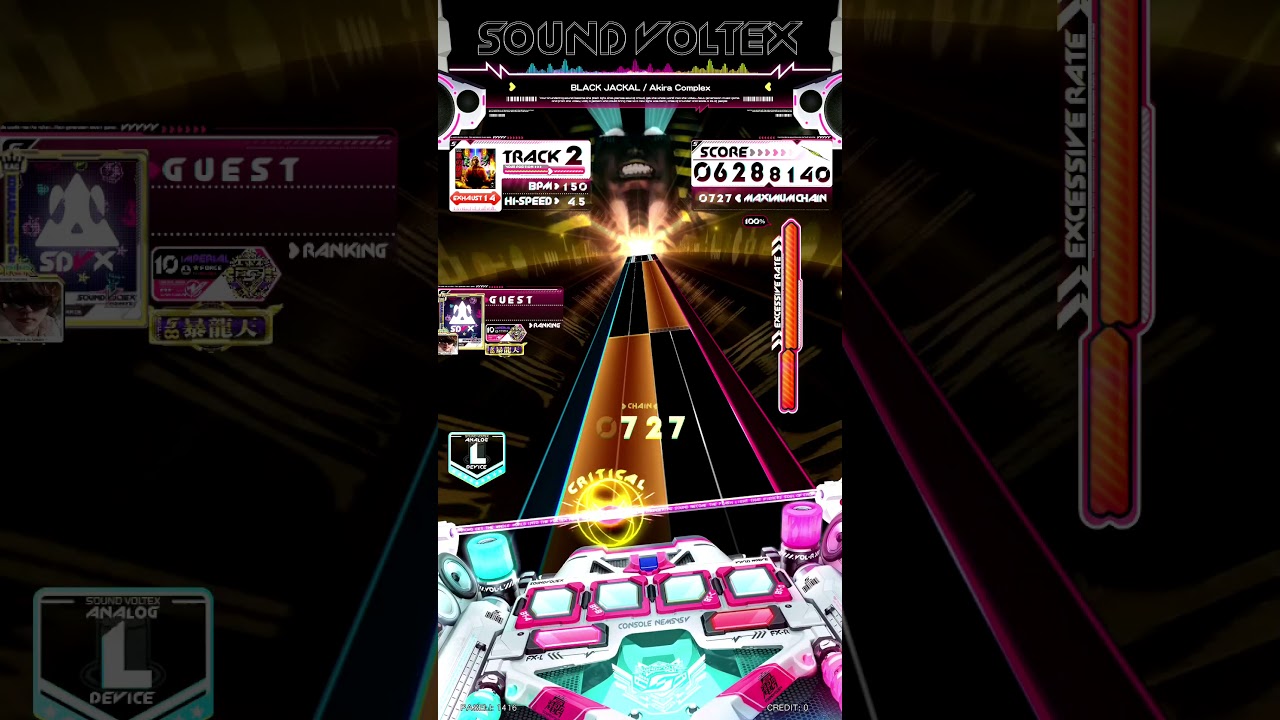 SDVX] BLACK JACKAL [EXH 14] (譜面確認) - YouTube