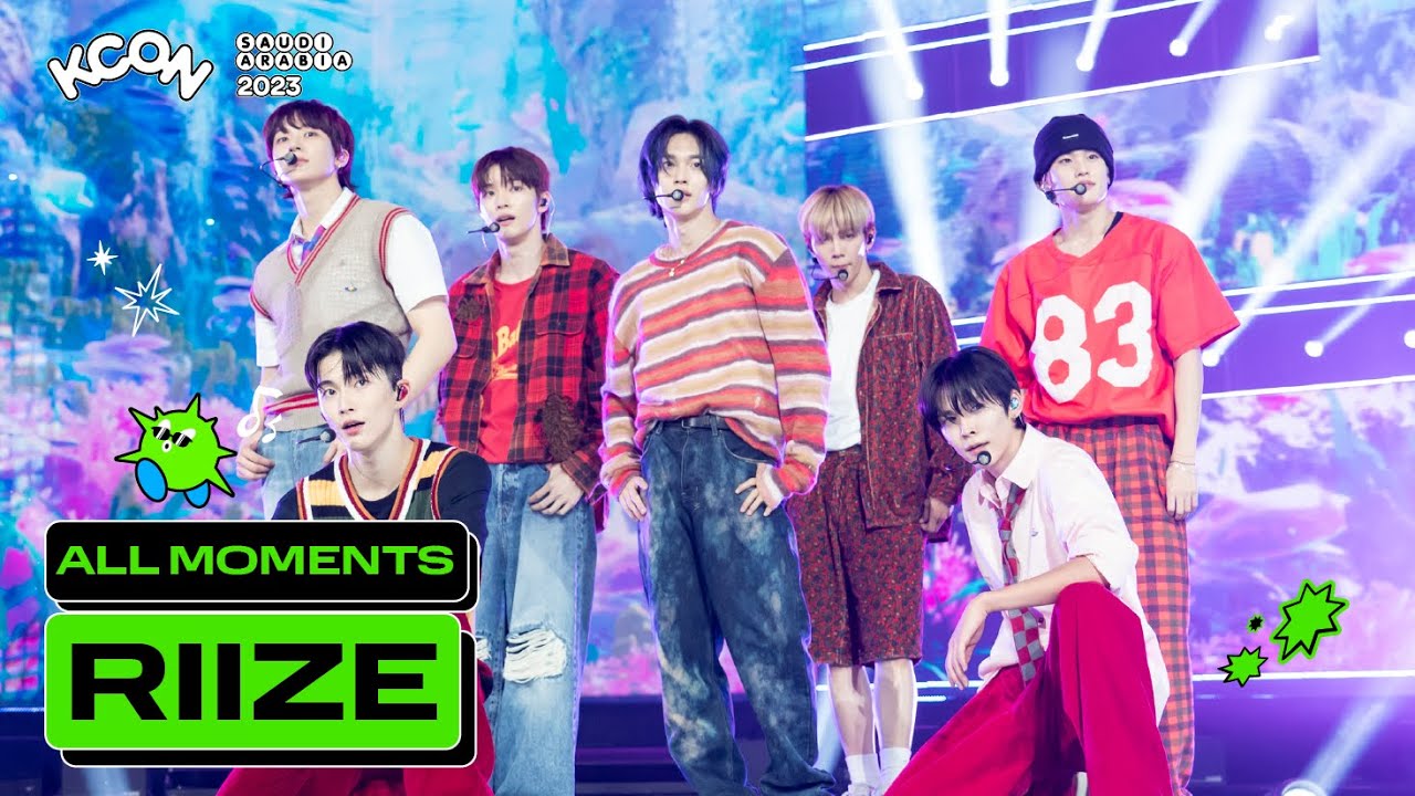 RIIZE (라이즈) ALL MOMENTS 🎁💚 | KCON SAUDI ARABIA 2023 - YouTube