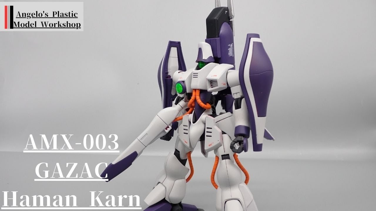 HGUC ガザC ハマーン機 全塗装制作 - YouTube