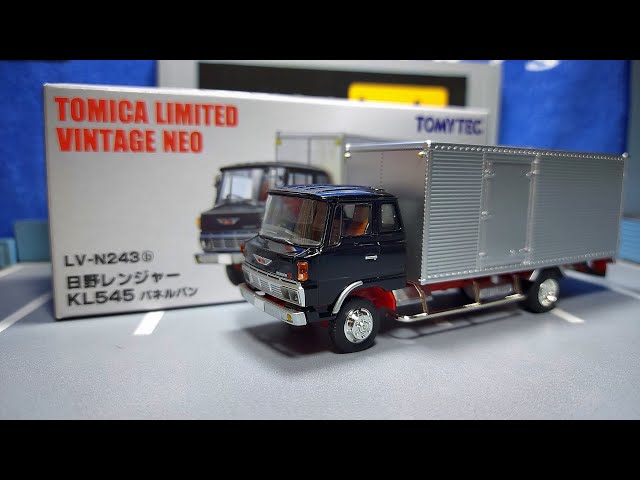 TOMYTEC N243b 1/64 Hino Ranger KL545 Panel Truck - YouTube