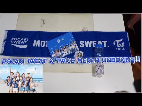 트와이스 TWICE x Pocari Sweat Photobook + Merchandise Set Unboxing
