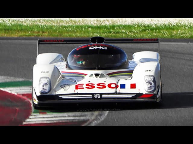 Peugeot 905 Evo 1 Bis Gr. C Pure V10 Sound racing at Mugello
