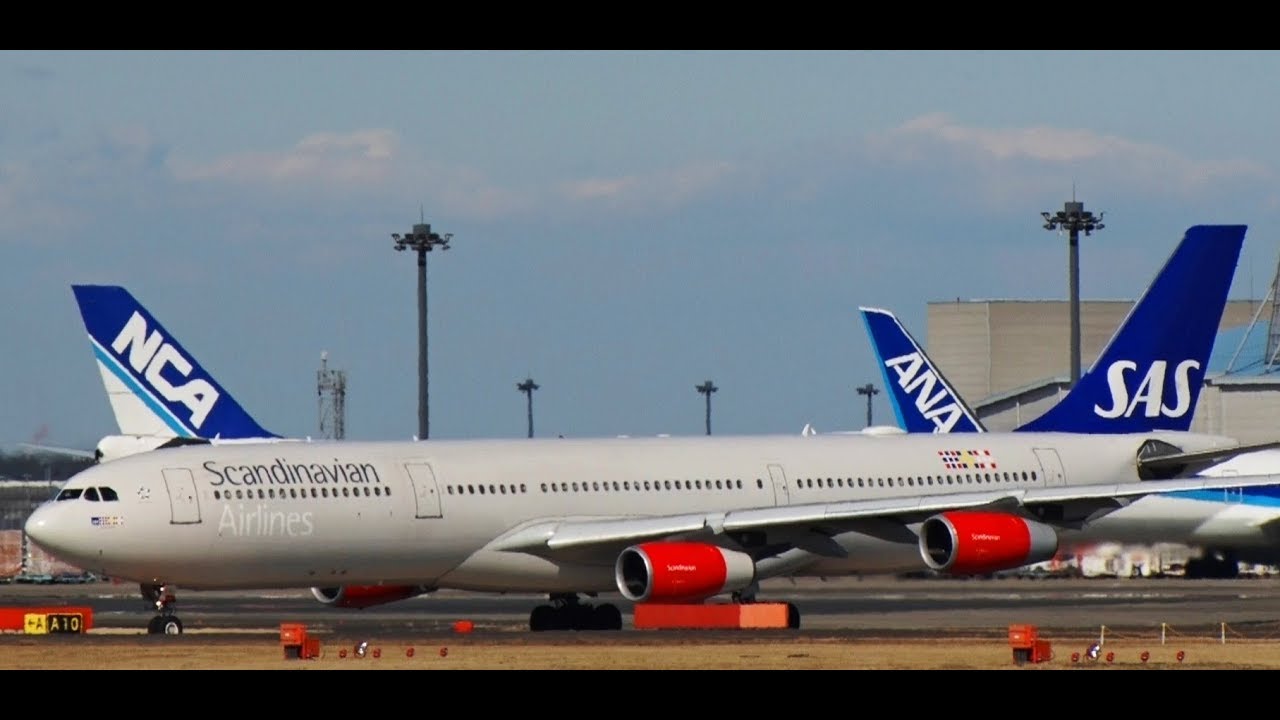 ✈✈絶滅!!成田でたった一機になってしまったA340!!スカンジナビア航空