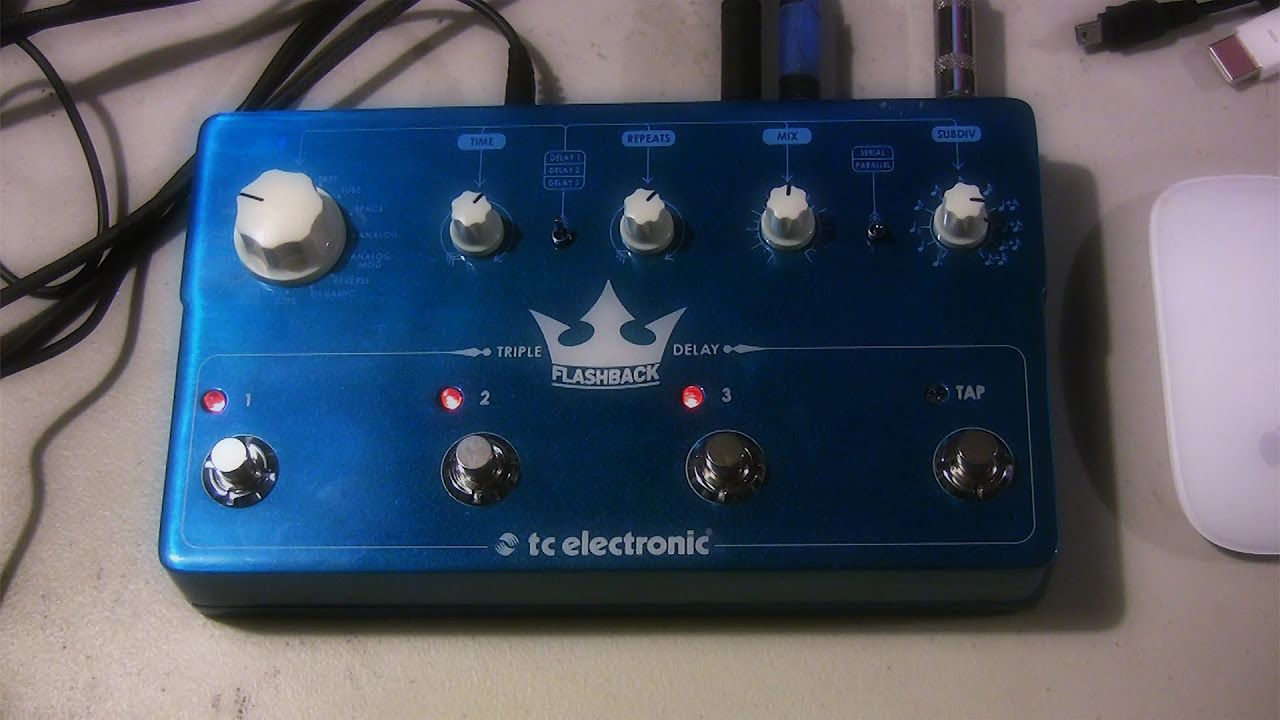 TC Electronic Flashback Triple Delay - First Look and Demo - YouTube