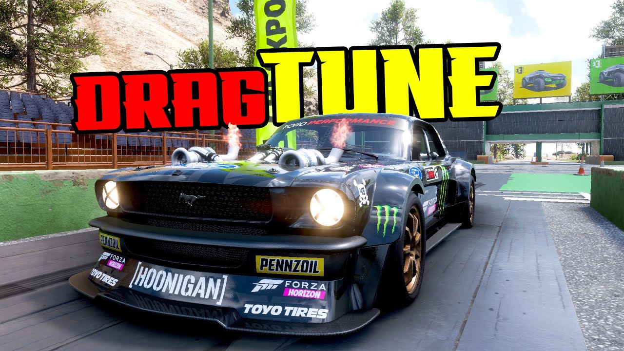 Fastest Hoonicorn Mustang Gymkhana v2 Drag Tune in Forza Horizon 5