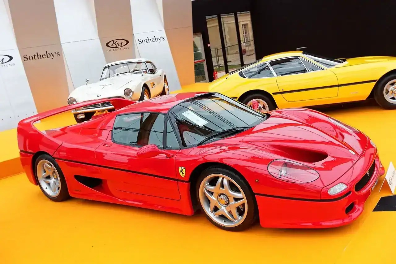 March 6, 1995 - Ferrari F50 introduced at Geneva Motor Show - This