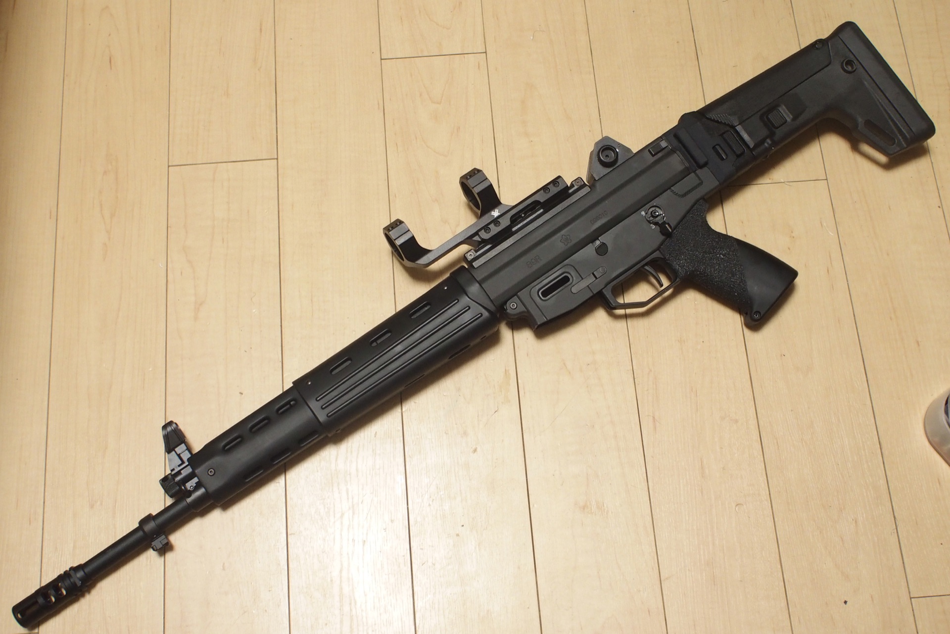南蛮堂 89式小銃用MASADAストック用アダプター PTS ACRストック用を