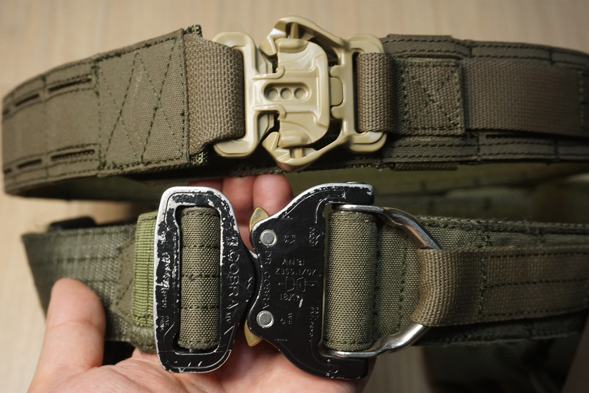 ファーストライン新調、UR-TACTICAL OPS 3DSR タクティカルベルトを