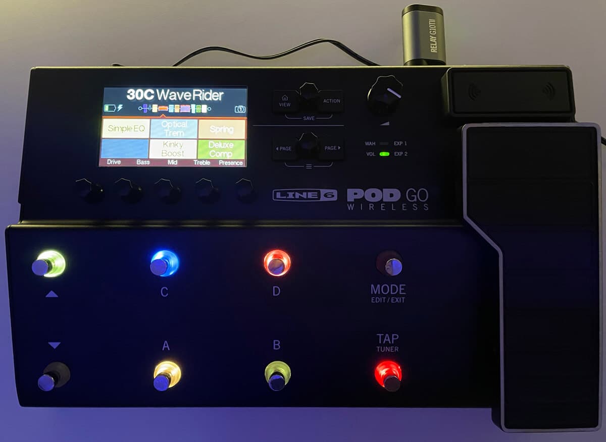 ワイヤレスの解放感を、最高レベルのサウンドで》Line 6 「POD Go