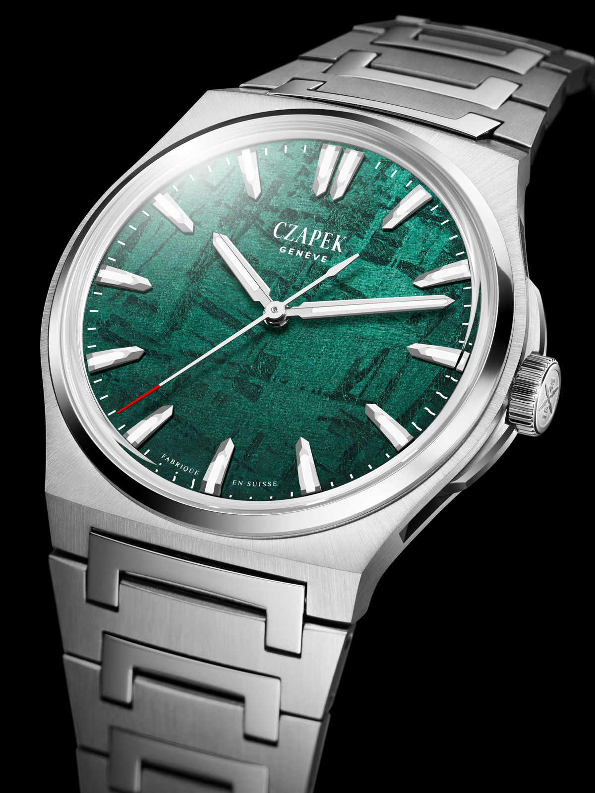 New: Czapek Antarctique Green Meteor :