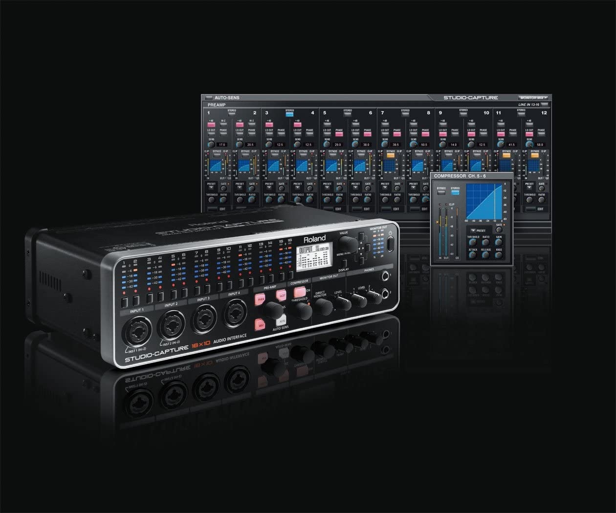 Roland UA-1010 OCTA-CAPTURE 10-input, 10-output Hi-speed USB Audio