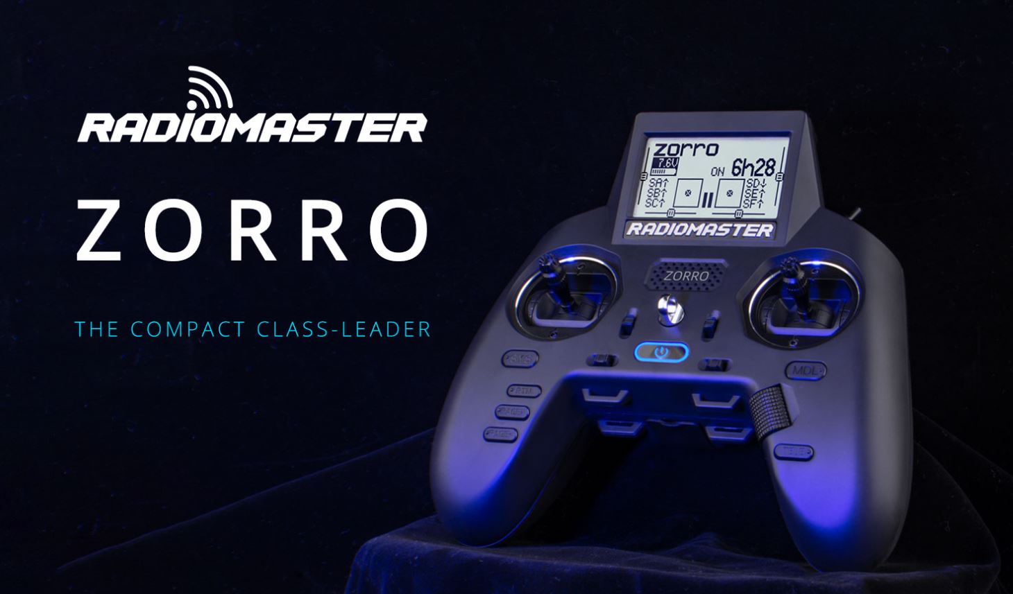 Radiomaster Zorro: ultimate compact FPV radio with built-in