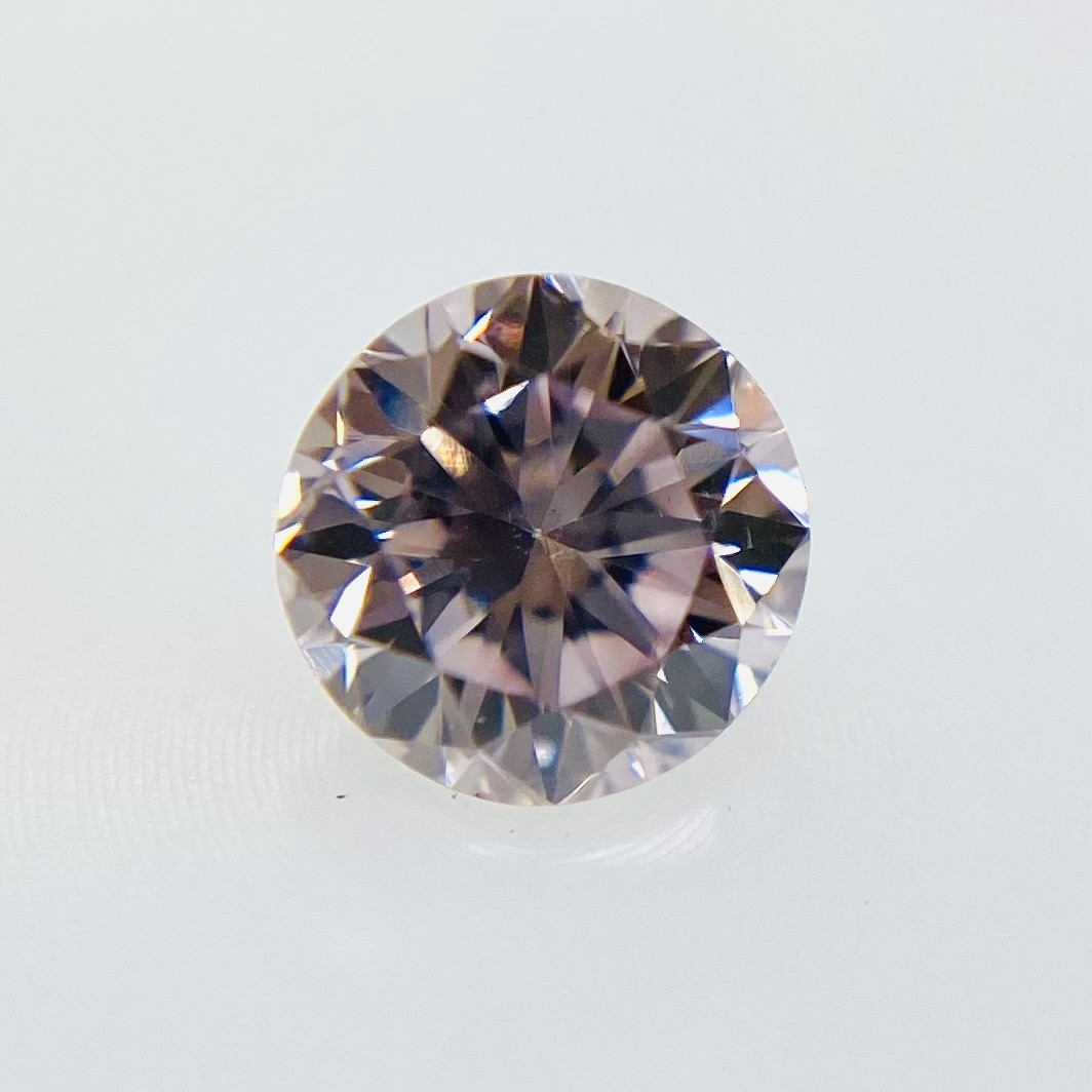 Argyle！FANCY LIGHT PURPLISH PINK 0.272ct/RD/RT2834/CGL - R.T.