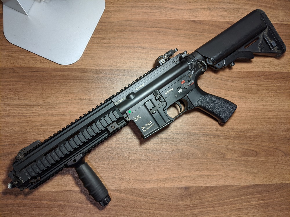 外装分解】東京マルイ製HK416DEVGRUのメカボ取り出し | おのまとぺの