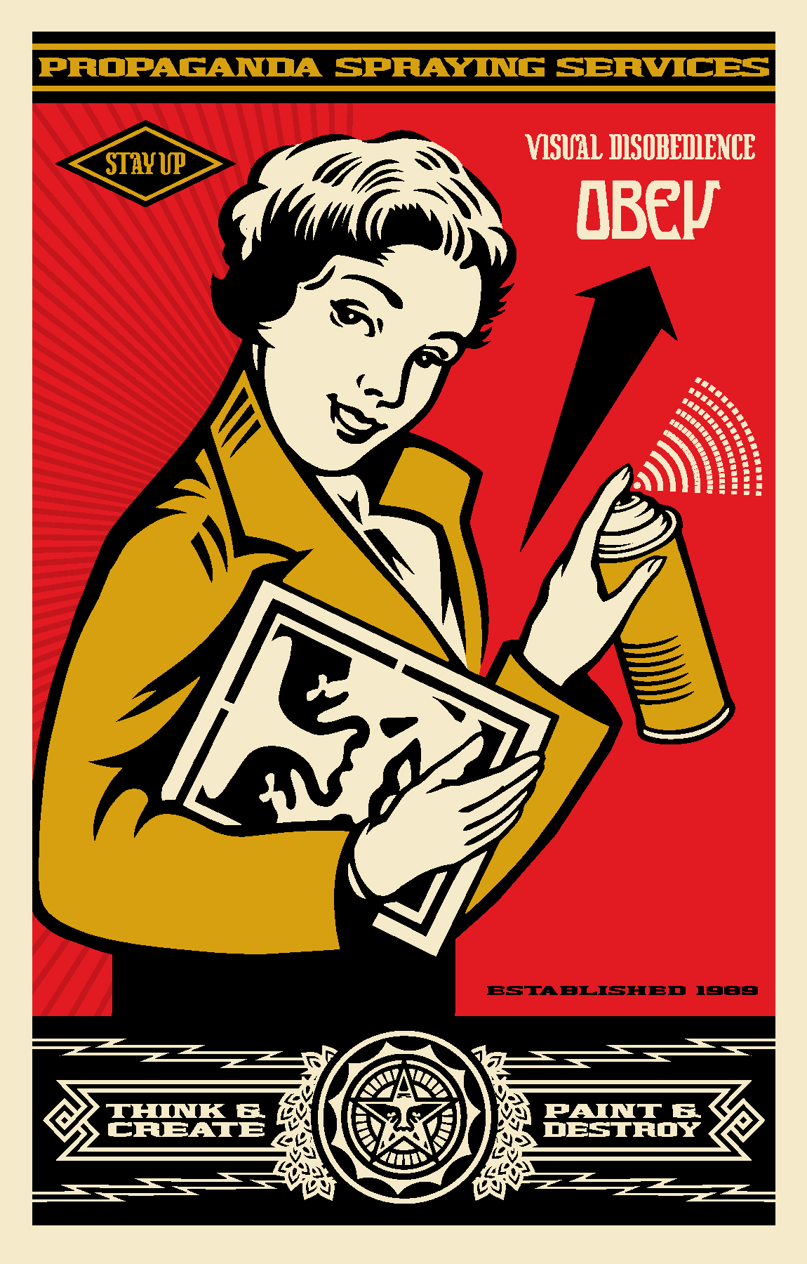 OBEY Stay Up Girl - Obey Giant