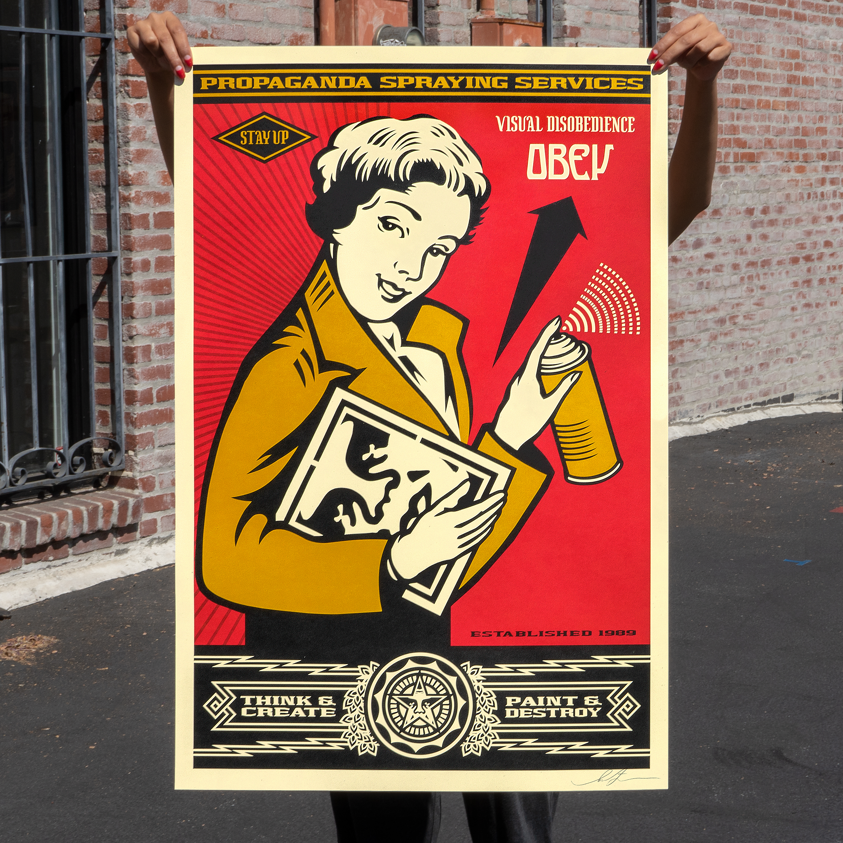 OBEY Stay Up Girl - Obey Giant