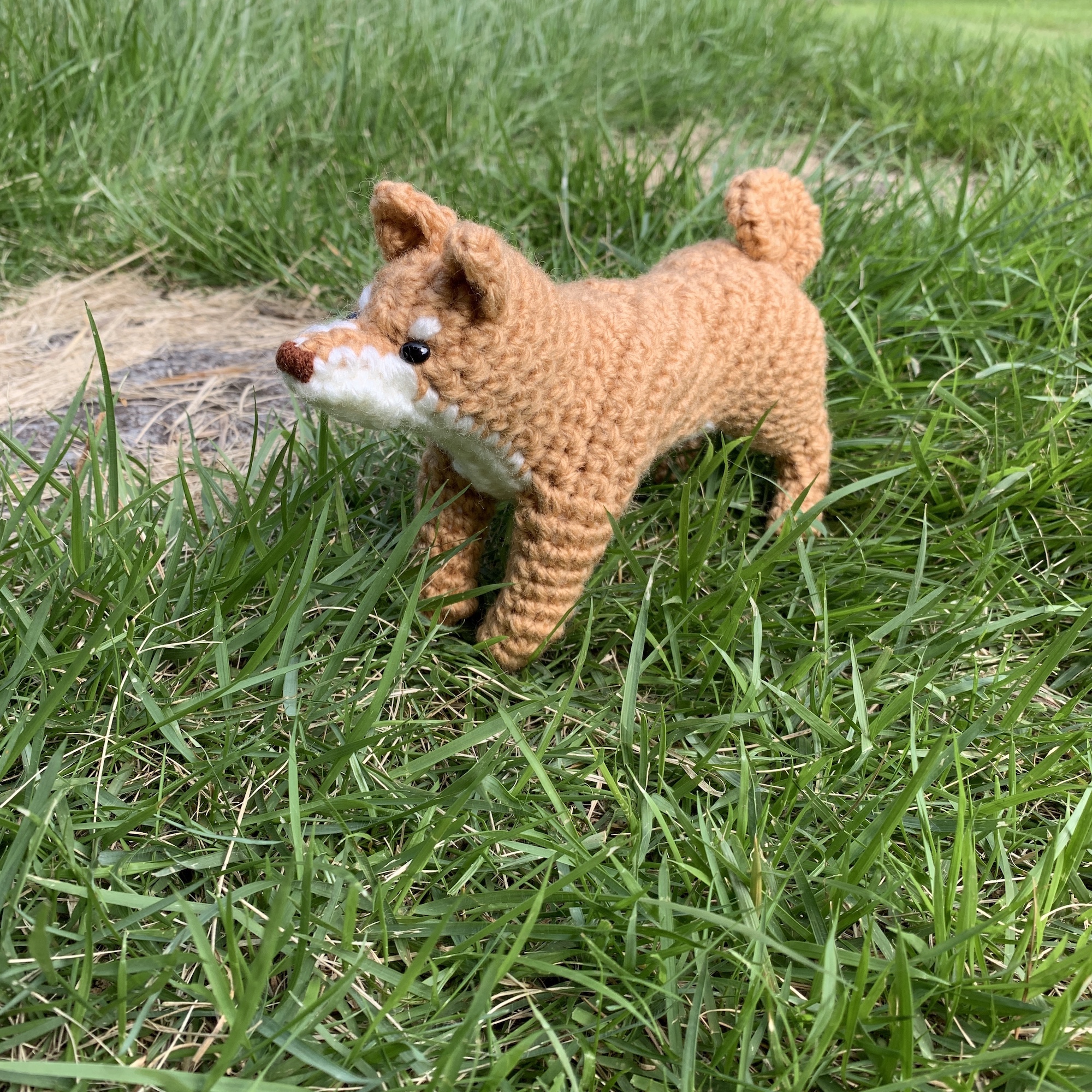Shiba Dog (Shiba Inu ) amigurumi pattern / 柴犬のあみぐるみ編み図
