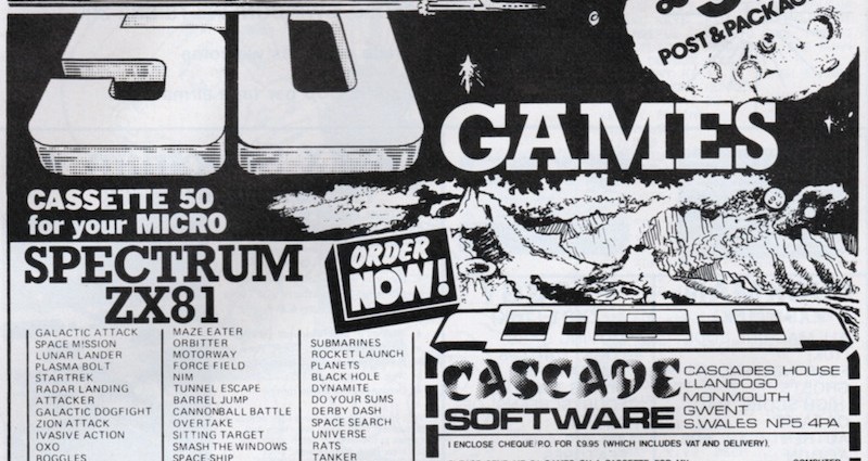 Early Sinclair ZX81 software adverts - Retro Games Collector