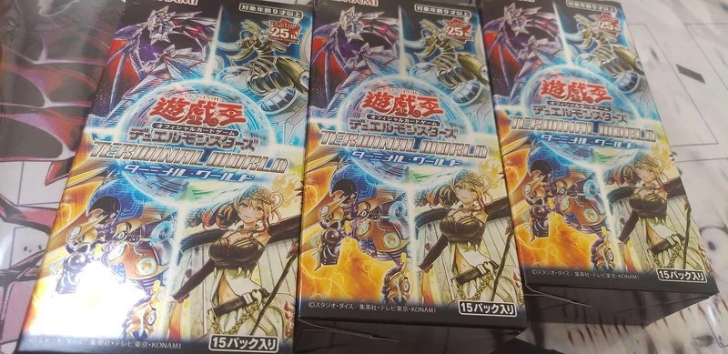 ターミナルワールド】3箱開封・封入率調査！新カードは1パックに1枚