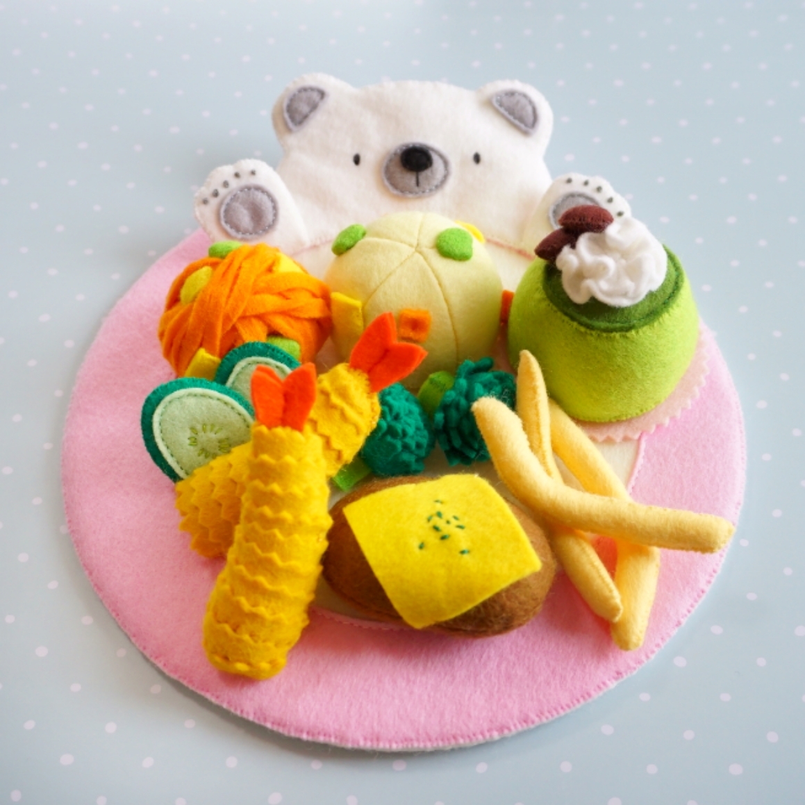 フェルトままごと お子様ランチ | minimofuu toy