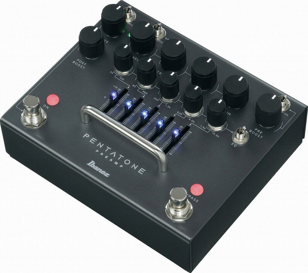 Ibanez、ディストーション、プリアンプとしても使用可能な ペンタ