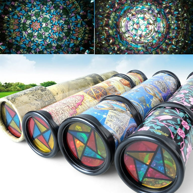 Windfall Classic Tin Rotatable Kaleidoscope, Educational Science