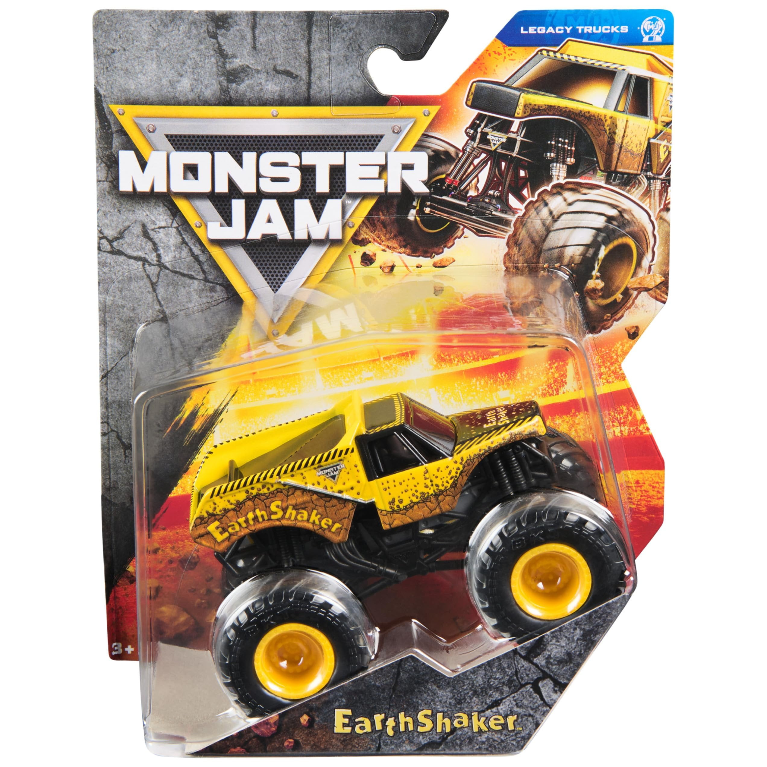 Monster Jam Pit Party Carrying Case, Includes 10 Trucks, Fits 15