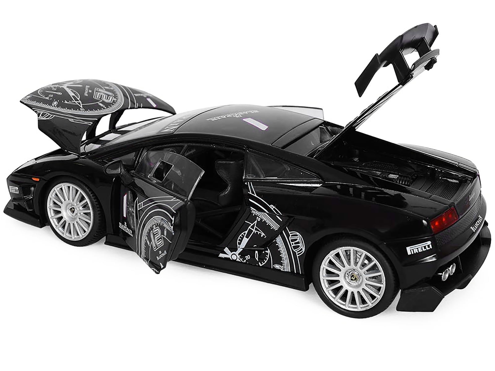 Lamborghini Gallardo LP560-4 Super Trofeo Black 1/18 Diecast Model