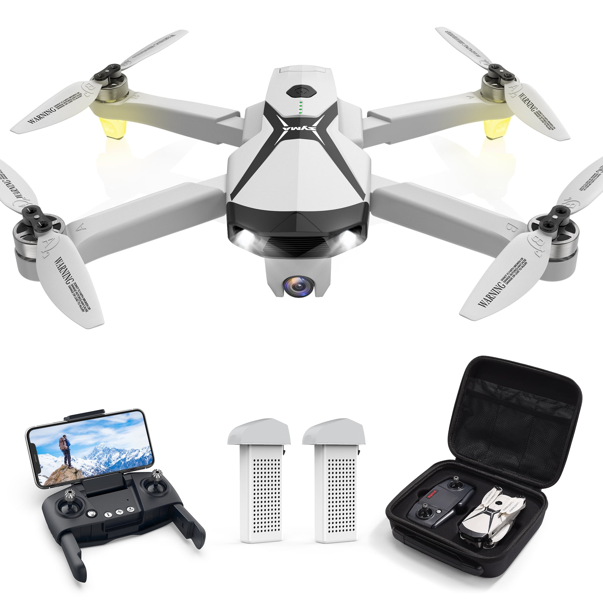 Holy Stone HS165 Drone with 2K Camera RC Quadcopter Drone with GPS