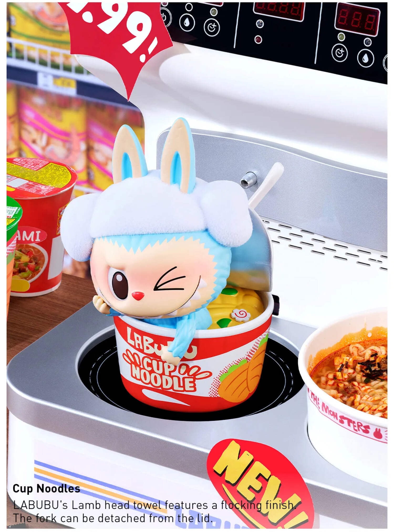 Pop Mart The Monsters (Labubu) Wacky Mart Series Figures Blind Box