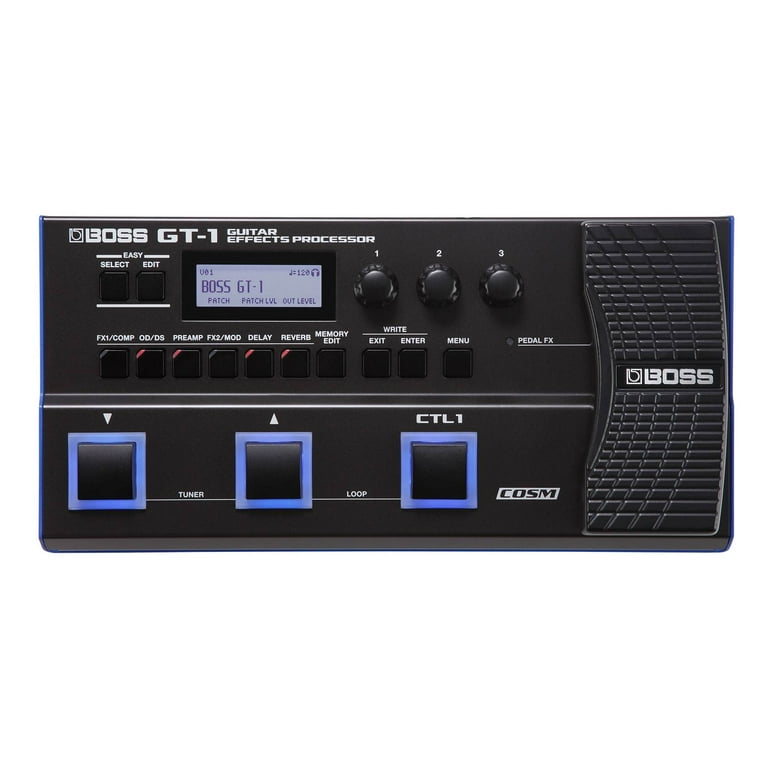 Boss GT-1 Portable Guitar Control Multi Effects Processor with