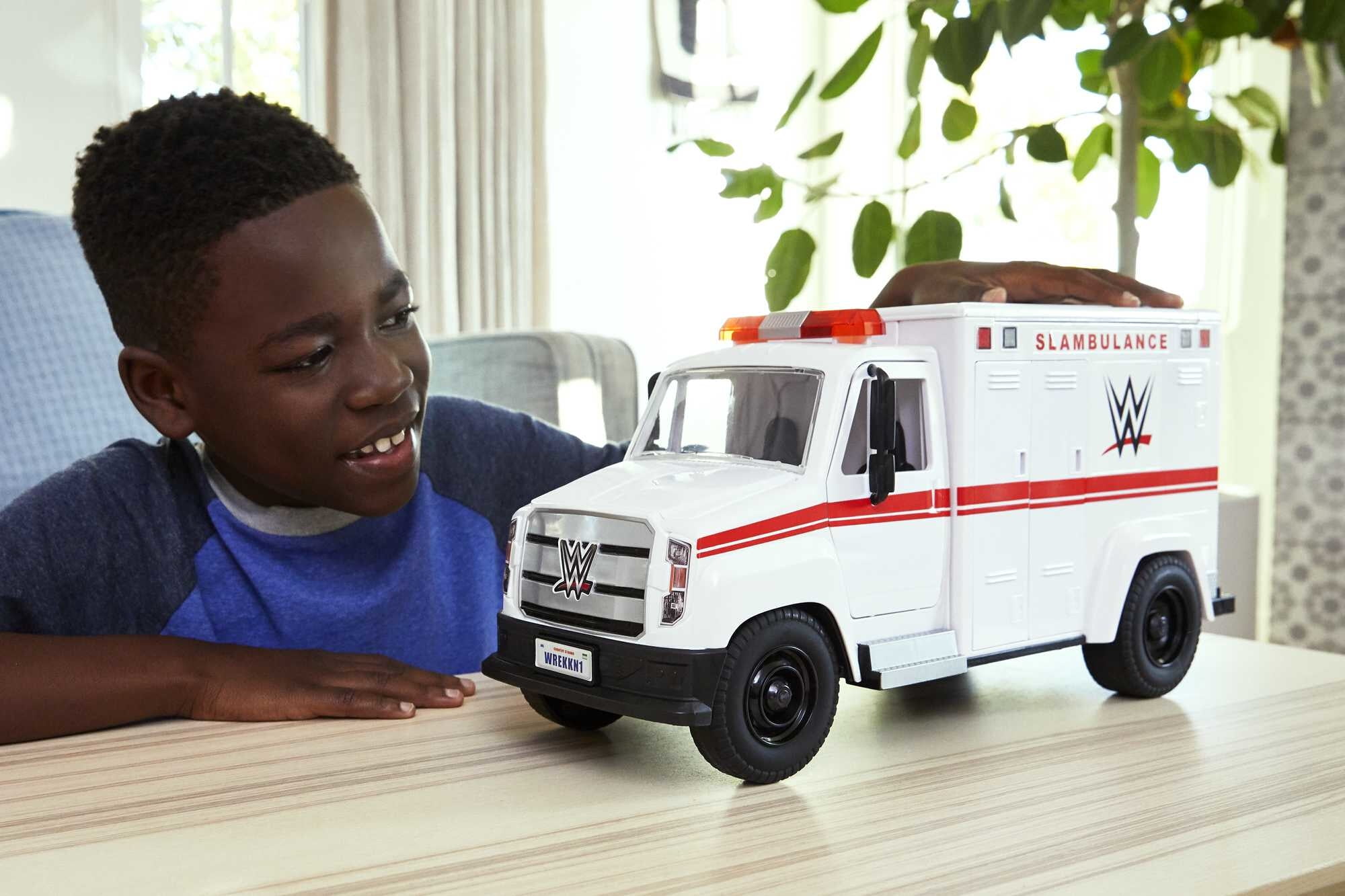WWE - Brandclub - WWE Action Figure Vehicle Wrekkin Slambulance