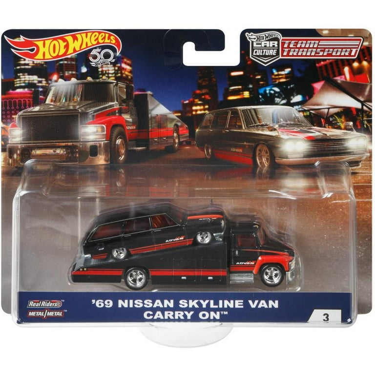 Hot Wheels 69 Nissan Skyline Van - Collector Vehicle Playset