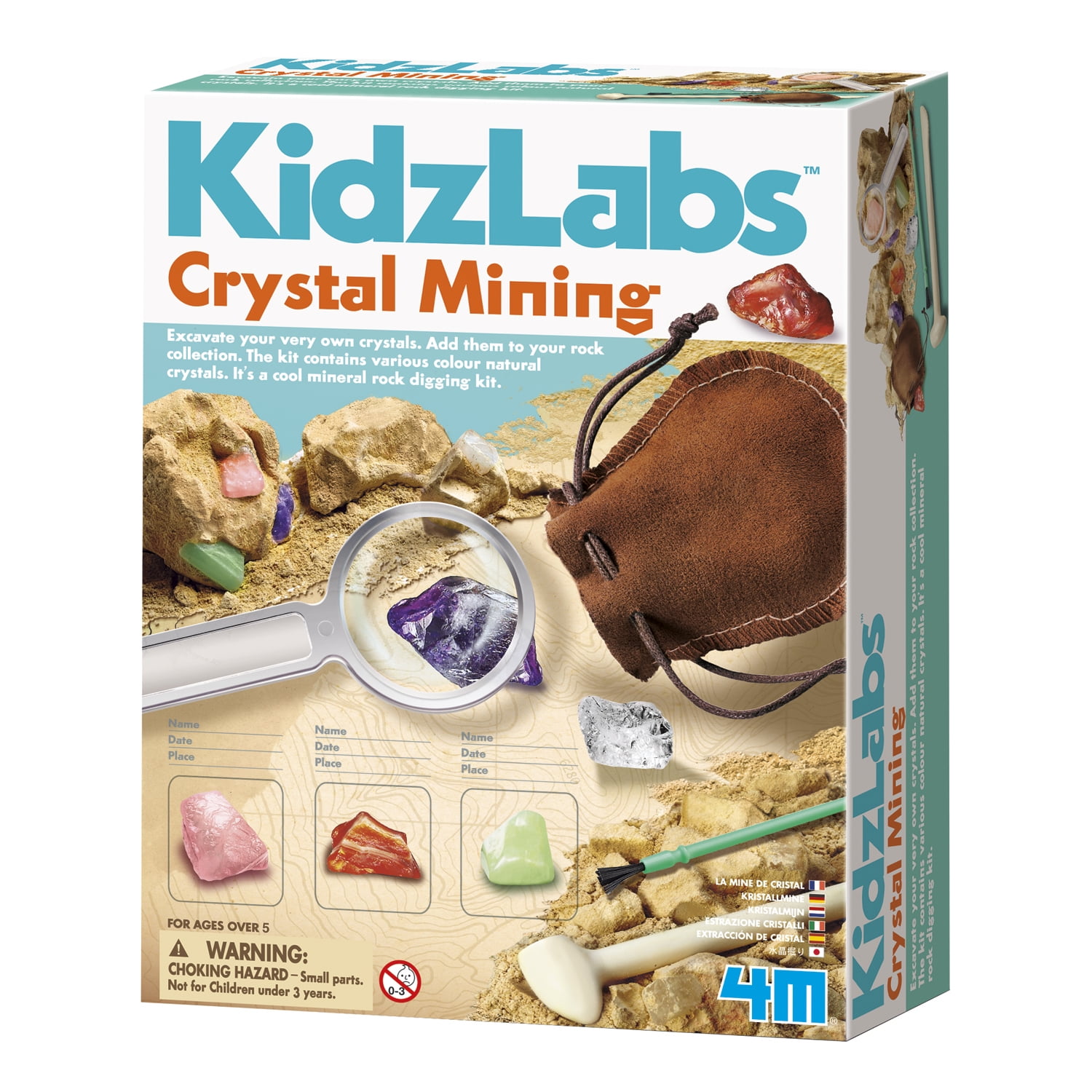 4M KidzLabs Crystal Mining Kit - Walmart.com