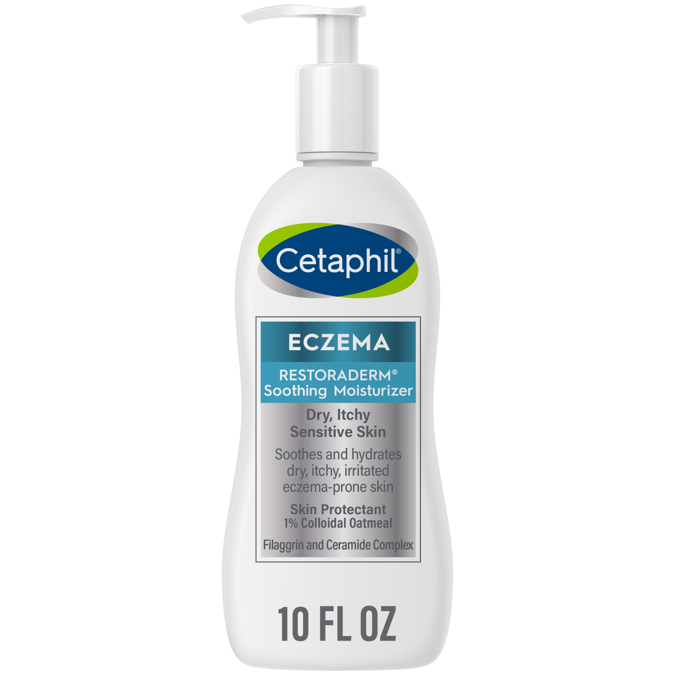 Cetaphil Restoraderm Moisturizing Lotion, 10 oz, Itch Control for