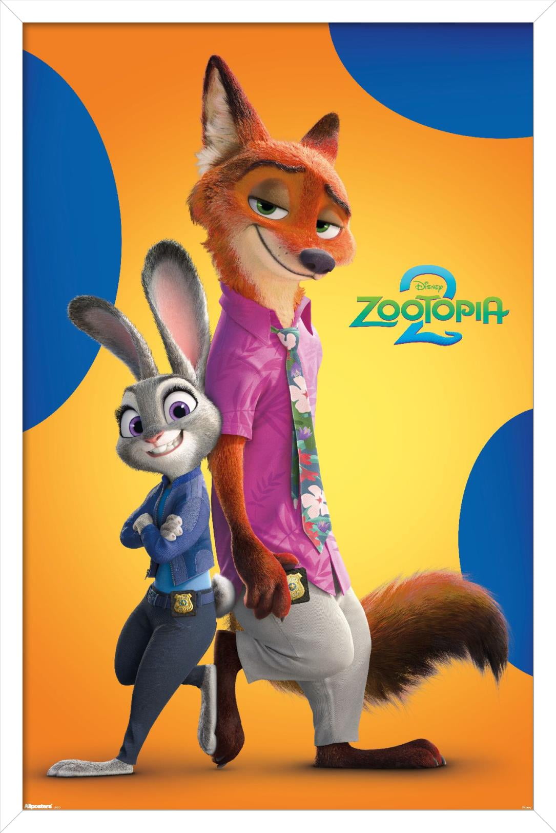 Disney Zootopia 2 (2025) - Nick & Judy Wall Poster, 14.725