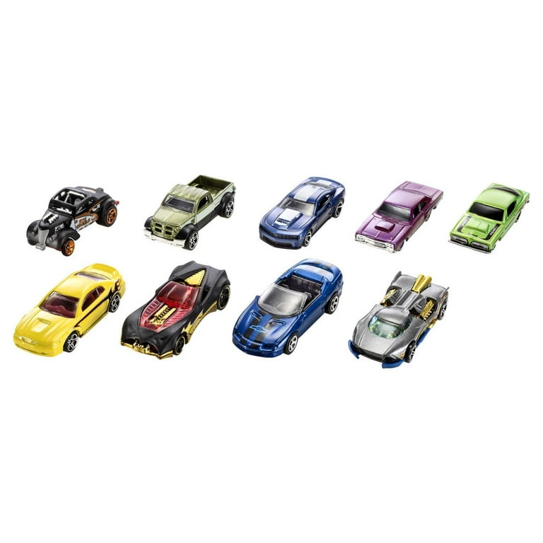 Hot Wheels 9-Car Gift Set, 1:64 Scale Toy Cars or Trucks, Styles