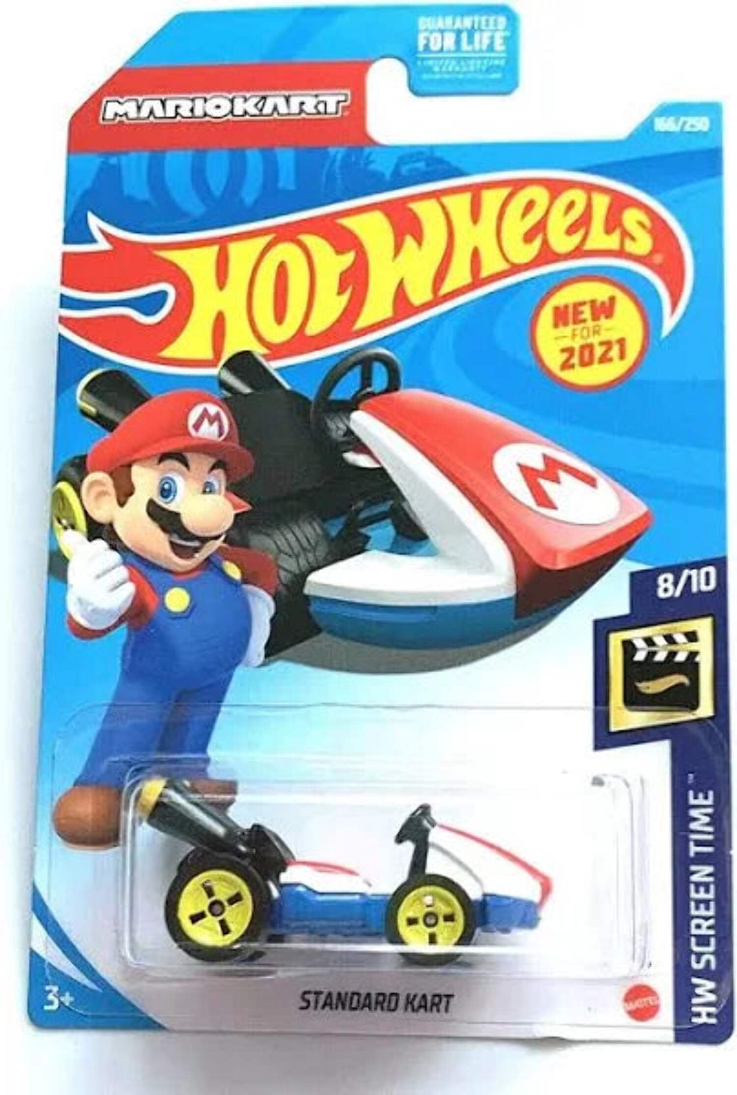 Hot Wheels Mario Kart Standard Kart, HW Screen Time 8/10, 166/250