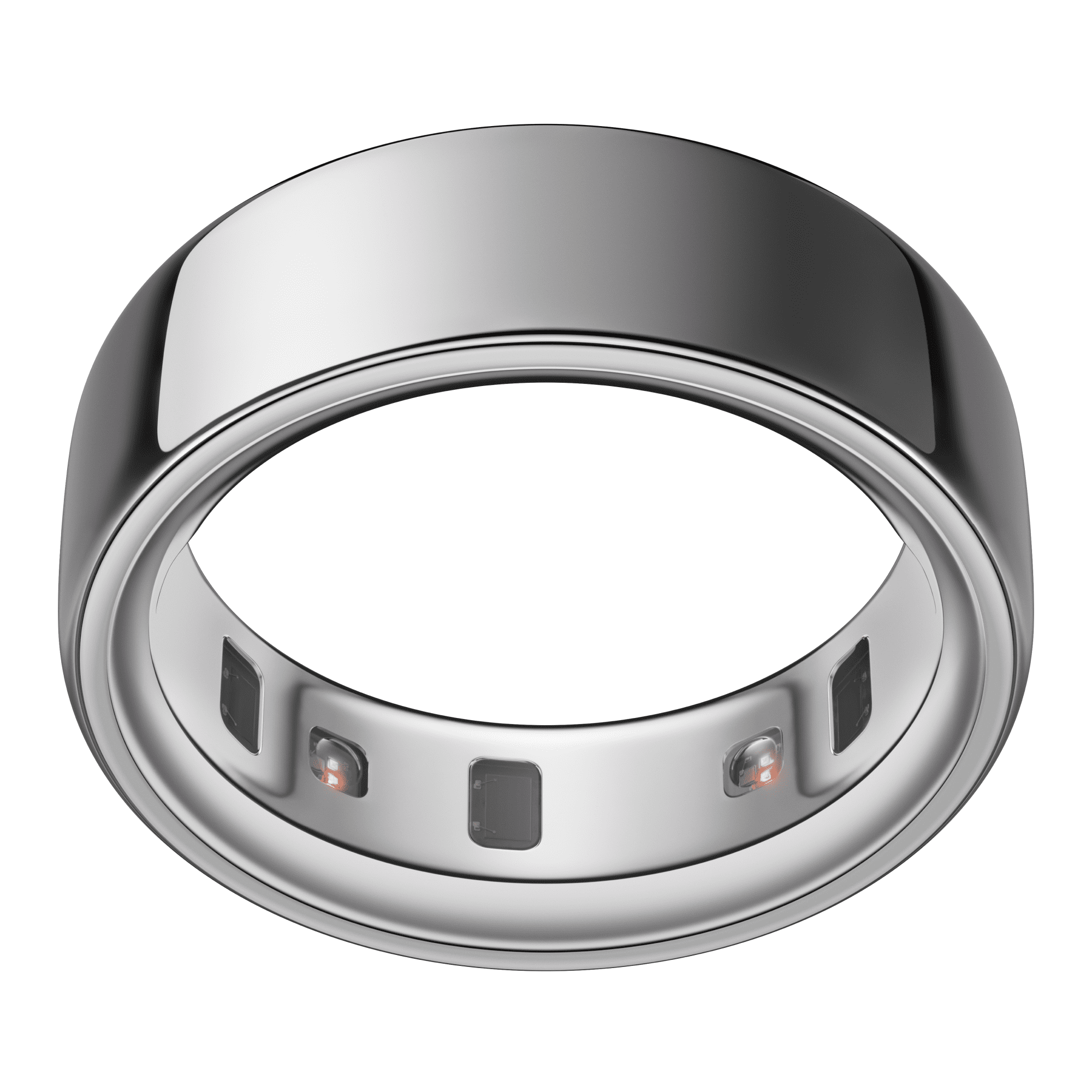 Oura Ring 4, Silver, Size 9, Smart Wearable, Sleep, Fitness
