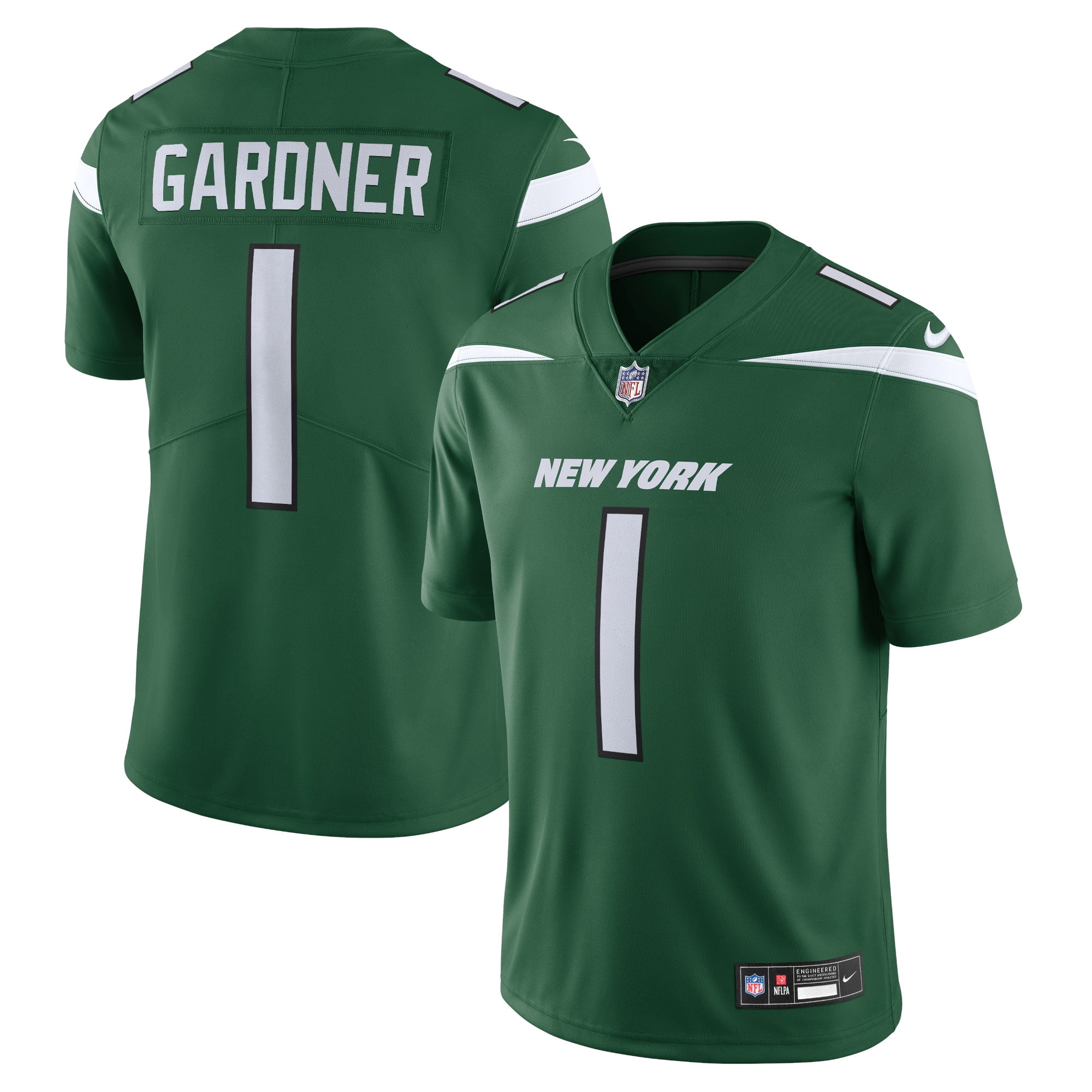 Men's Nike Ahmad Sauce Gardner Gotham Green New York Jets Vapor