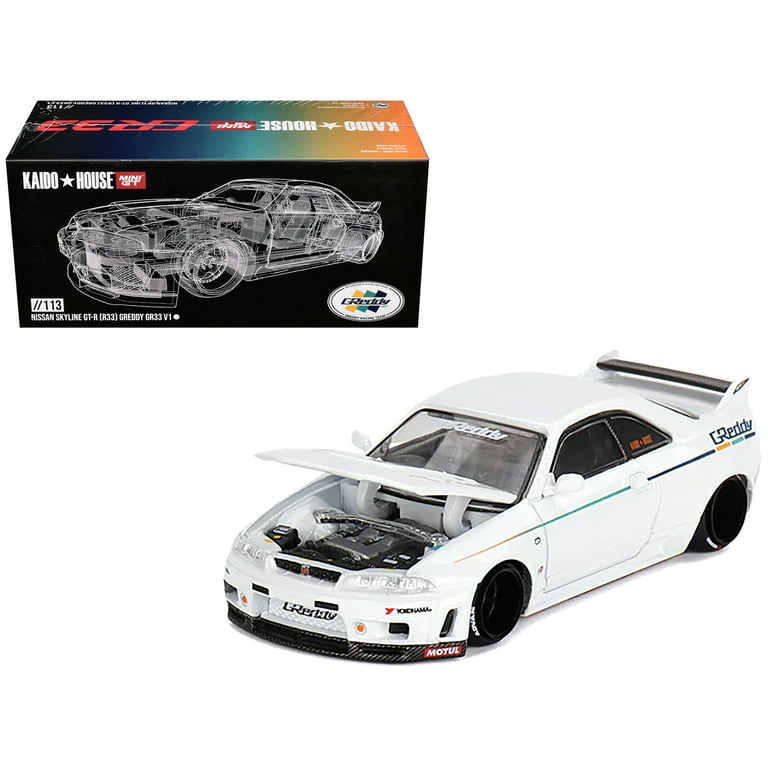 Kaido House x Mini GT Nissan Skyline GT-R (R33) GReddy GR33 V1 - 1
