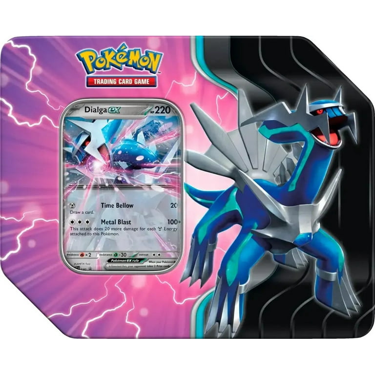 Pokemon Sword & Shield Azure Legends Dialga ex Tin Set (5 Booster
