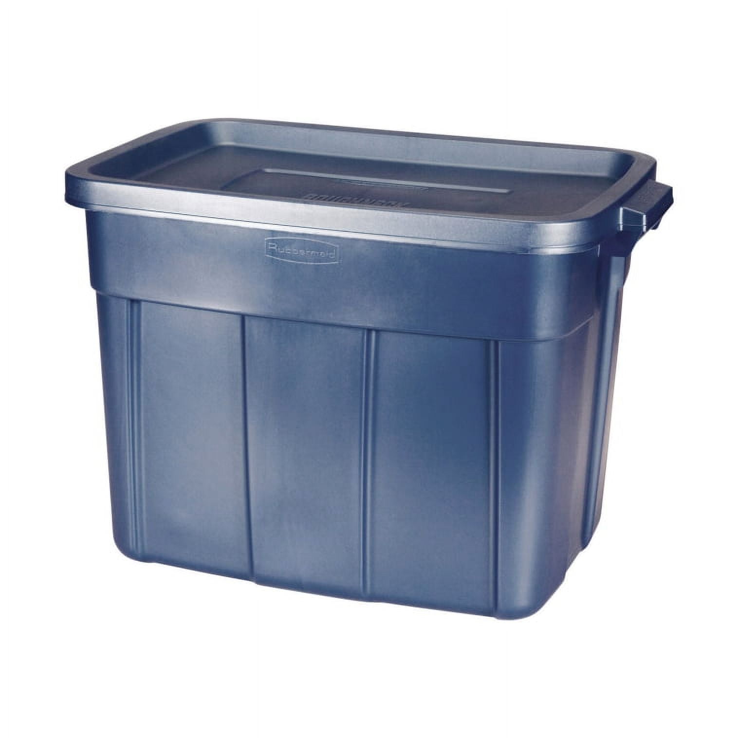 Rubbermaid 18 Gallon Tough Lids Storage Container Bin, Roughneck