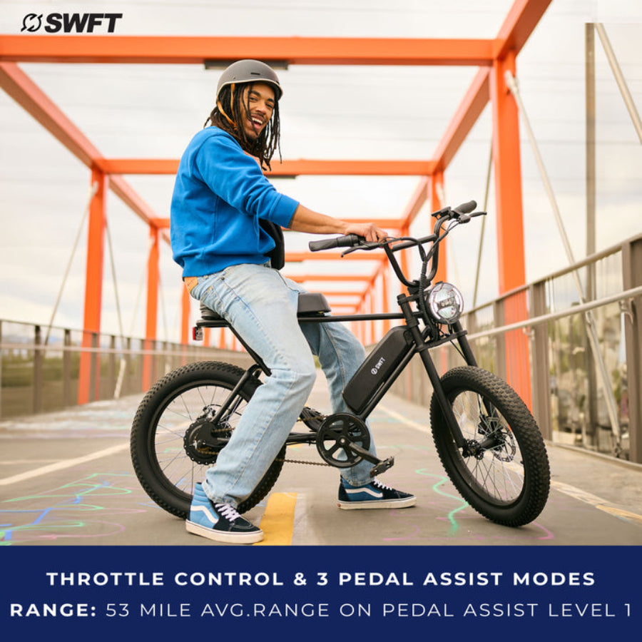 SWFT Z.X Zip All-Terrain Electric Bike - Black– Curacao