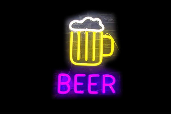 ネオン】BEER【ビール】【びーる】【ビールジョッキ】【ジョッキ