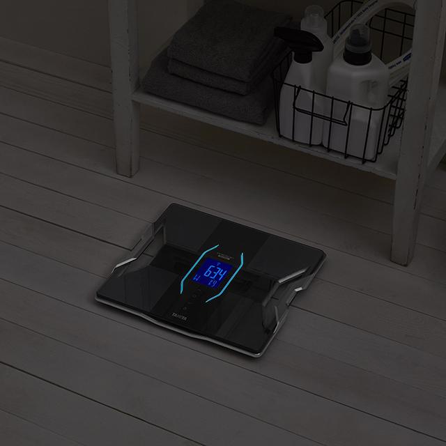 タニタ 体重計 体組成計 スマホ 日本製 メタリックブラック RD-912 BK