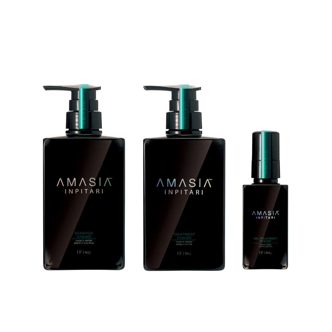AMASIA インピタリ エメラルド シャンプー ＆ トリートメント 3点