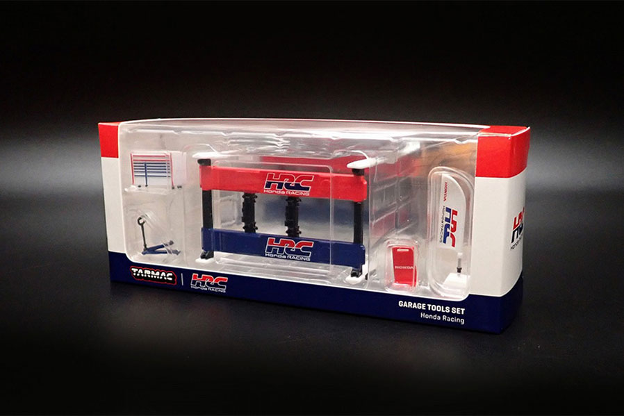 T64A-TL001-HRC 1/64 Garage tools set Honda Racing | LINE UP